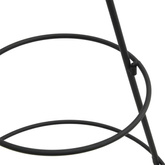 vidaXL Metalowa choinka świąteczna, do dekoracji, czarna, 90 cm wariant 5