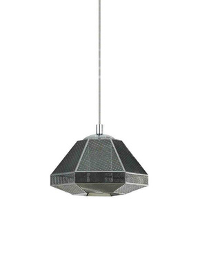 Designerska geometryczna Lampa wisząca ETCHi – CHROME E27 AD306