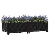 Donica do podniesionej rabaty, 80x40x23 cm, polipropylen model standard