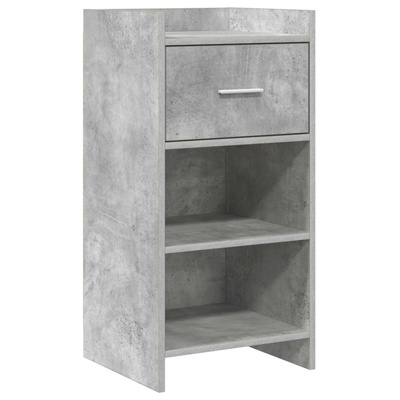 Bufet Betonowy szary 40 x 36 x 80 cm Drewno inżynieryjne