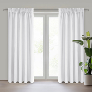 Zasłona Logan biała 135x270