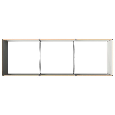 Podniesione Łóżko Ogrodowe naturalny 240 x 80 x 55 cm