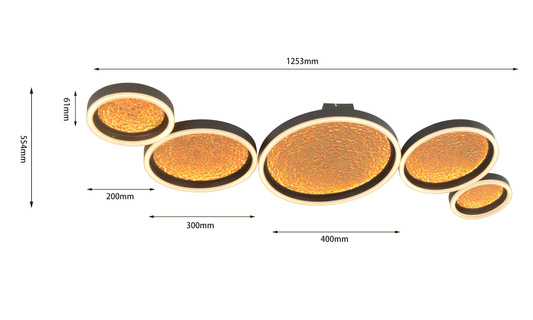 Lampa sufitowa BORDEAUX 9069-504