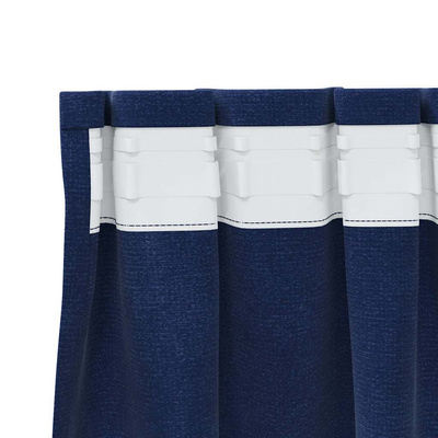 Zasłony zaciemniające 2 pcs Ciemnoniebieski 140 x 245 cm