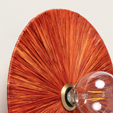 Kinkiet Boho Brąz 35cm E27 Talerz Abruzzo Kinto