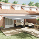 Rama markizy Ze LED Lights Biały 600 × 300 cm Aluminium
