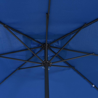 Parasolka ogrodowa 295 x 295 x 245 cm Poliester i Stal