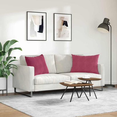 Poduszki na sofę 2 pcs Czerwone wino 70 x 50 cm