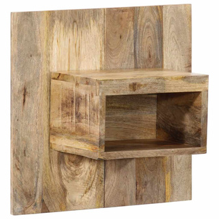 Szafka nocna, 50x27x50 cm, surowe drewno mango