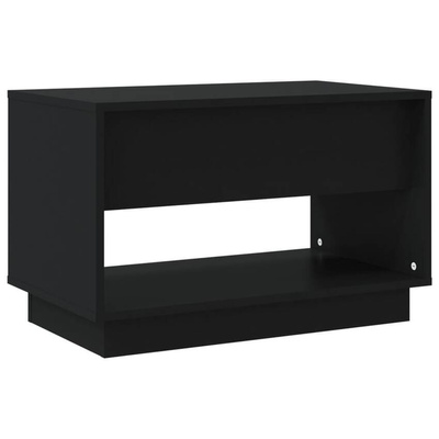 vidaXL Szafka pod TV, czarna, 70x41x44 cm, materiał drewnopochodny