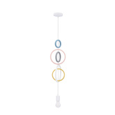 Hoops 5 lampa wisząca 1x20w E27 iq kids mix kolor