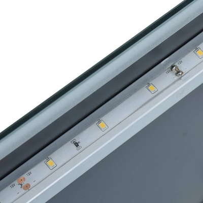 vidaXL Ścienne lustro łazienkowe z LED, 50 x 60 cm