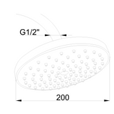 Deszczownica górna  do deszczowni skręcana, uniwersalna SC-D1-003-C Invena