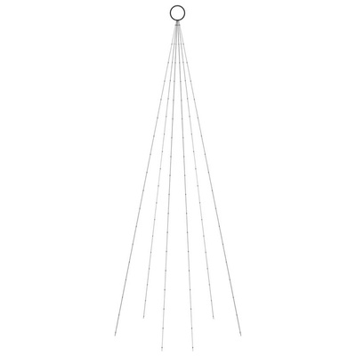 vidaXL Choinka do montażu na maszcie, 108 ciepłych białych LED, 180 cm