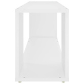 Szafka pod TV, biała, 100x24x32 cm, materiał drewnopochodny