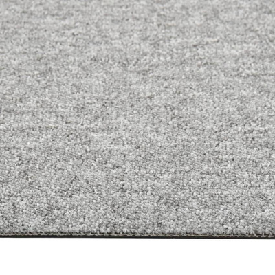 vidaXL Podłogowe płytki dywanowe, 20 szt., 5 m², 50x50 cm, jasnoszare
