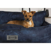 Scruffs & Tramps Legowisko dla psa Kensington, L, 90x70 cm, granatowe