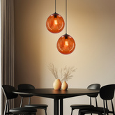 Lampa sufitowa wisząca 1X60W E27 pomarańczowy CLUB 31-51233