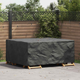Pokrowiec na meble Gładki Czarny 200 x 160 x 70 cm 420D