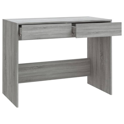 vidaXL Biurko, szary dąb sonoma 101x50x76,5 cm materiał drewnopochodny