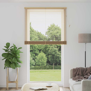 Żaluzja wenecka Jasnobrązowy ze wzorem 213 x 110 cm 25 mm PVC