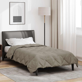 Kołdra na cały rok Jasnoszary 155 x 220 cm Mikrofibra