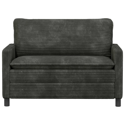 Sofa antracytowy 126 x 81 x 87,5 cm Poliester