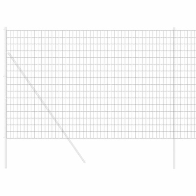 Ogrodzenie Euro 1,5 x 10 m Żelazo pokryte PVC Szary