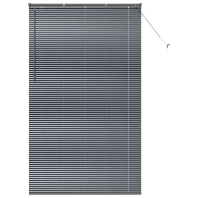 Żaluzje weneckie Ciemnoszary 220 x 135 cm Aluminium
