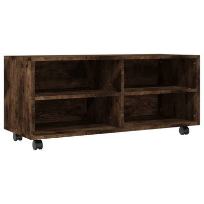 vidaXL Szafka pod TV, na kółkach, dąb sonoma, 90x35x35 cm