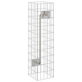 Kran Gabionowy Srebrny 25 x 25 x 100 cm Stal nierdzewna