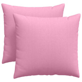 Poduszki na sofę 2 pcs Różowy 45 x 45 cm tkanina