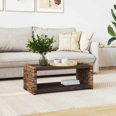 Stolik kawowy Naturalny 90 x 45 x 35 cm Lite drewno mahoniowe