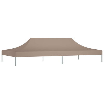 Dach do namiotu imprezowego, 6 x 3 m, taupe, 270 g/m?