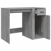 vidaXL Biurko, szary dąb sonoma, 100x49x75 cm, materiał drewnopochodny