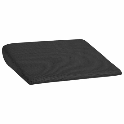 Poduszka na siedzisko Czarny 39 x 38 x 8,5 cm Pianka PU