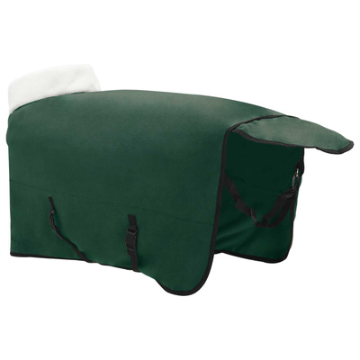 Koc dla Koni Pełny ciemnozielony 155 cm Polarowy fleece