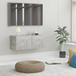 vidaXL Szafka pod TV, szarość betonu, 80x30x30 cm