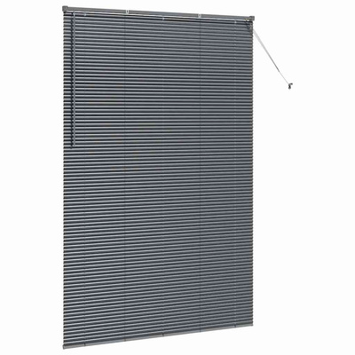Żaluzje weneckie Ciemnoszary 220 x 140 cm Aluminium
