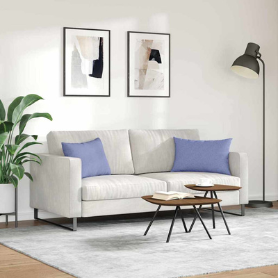 Poduszki na sofę 2 pcs Niebieski dżins 60 x 40 cm tkanina