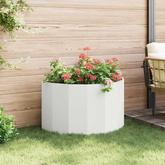 Donica Biały 90 x 45 x 50 cm Stal