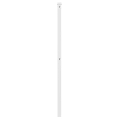 Metalowe wymienne wezgłowie, białe, 150 cm