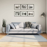 vidaXL Dywan HUARTE z krótkim włosiem, niebieski, 160x160 cm