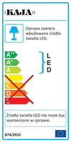 Lampa sufitowa K-8073 z serii LELO KAJA