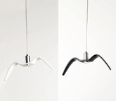 LAMPA WISZĄCA MEWA BIAŁA 38cm AD193