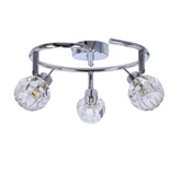 Lampa sufitowa spirala 3X40W G9 chrom BOMBOLA 98-70326
