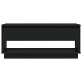 vidaXL Szafka pod TV, czarna, 102x41x44 cm, materiał drewnopochodny