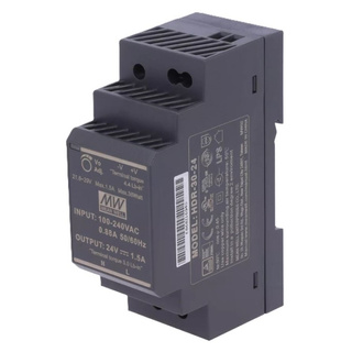 Zasilacz led na szynę DIN RAIL MEANWELL HDR-30-24