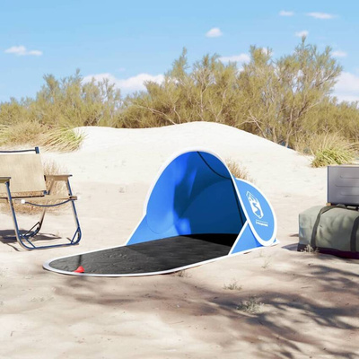 Namiot plażowy typu pop-up, niebieski, wodoszczelny vidaXL