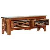 vidaXL Szafka pod TV, 120 x 30 x 40 cm, lite drewno odzyskane model standard